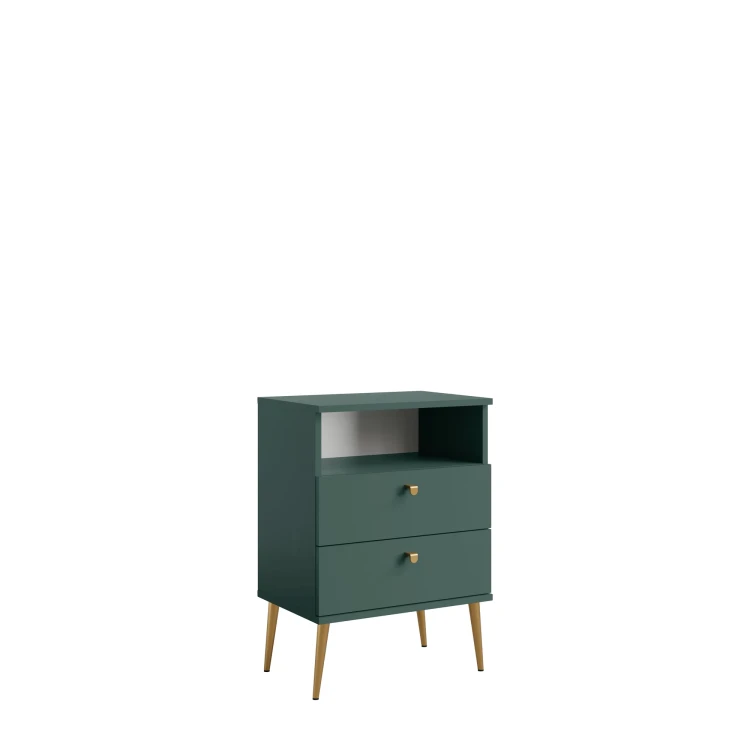Szafka nocna HIGH 22, green, 50 cm