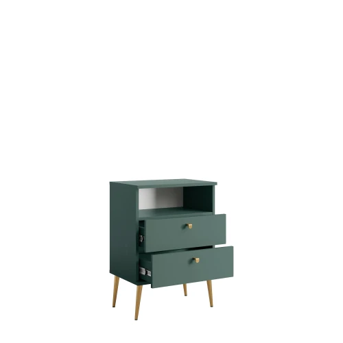 Szafka nocna HIGH 22, green, 50 cm