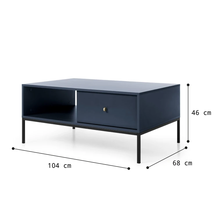 Wymiary stolika kawowego Mono ML104
