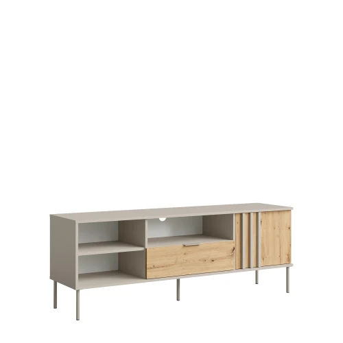 RTV RIMINI 08, 2 drzwi, kaszmirowy beż, dąb artisan, 40 cm