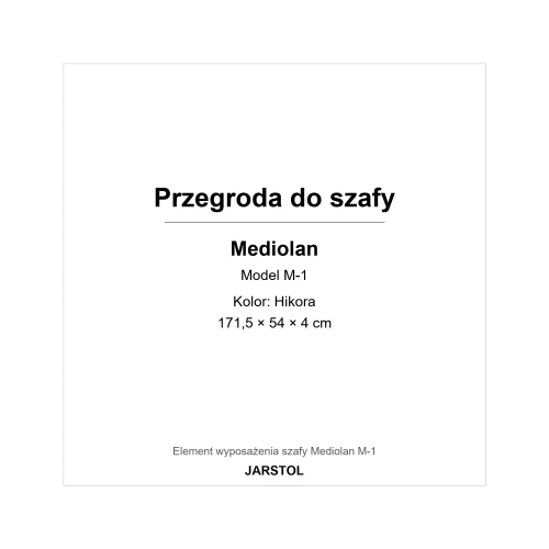 Przegroda - Mediolan (M-1, Hikora) – plansza informacyjna