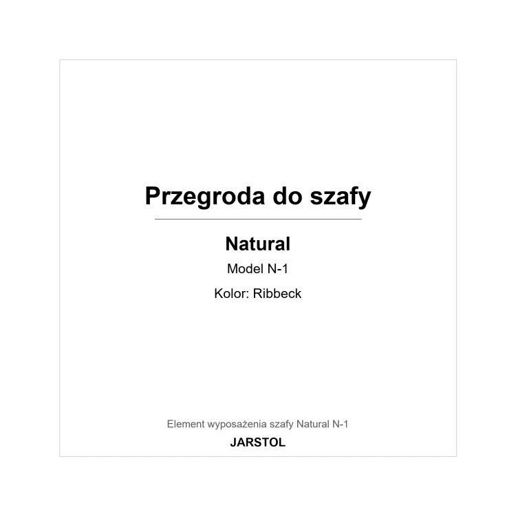 Przegroda - Natural (N-1, Ribbeck) – plansza informacyjna