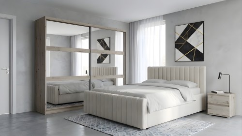 Łóżko BATINA, perfect harmony 01, 161 cm – aranżacja wnętrza