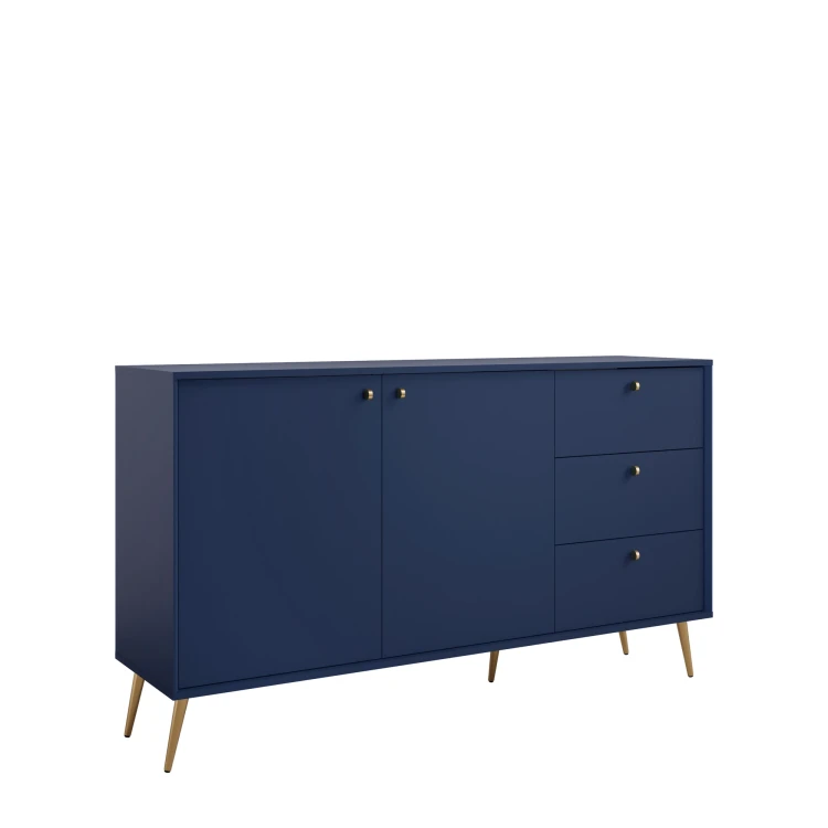 Komoda ROSE 03, 2 drzwi, blue, 156 cm