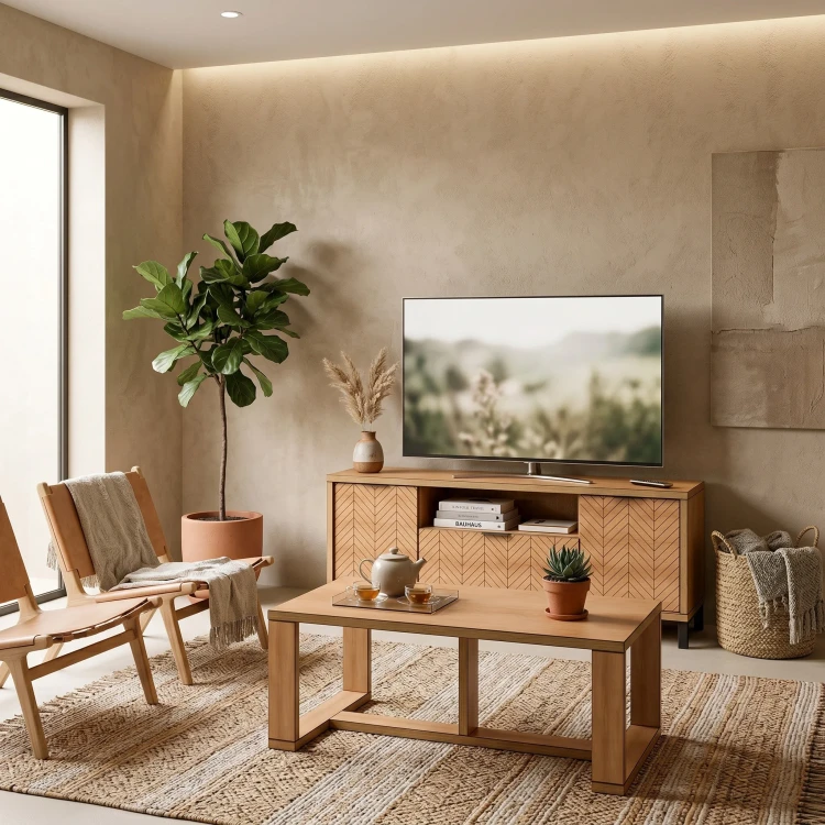 Ława Fonti F-8 Caramel Oak – aranżacja salonu 2