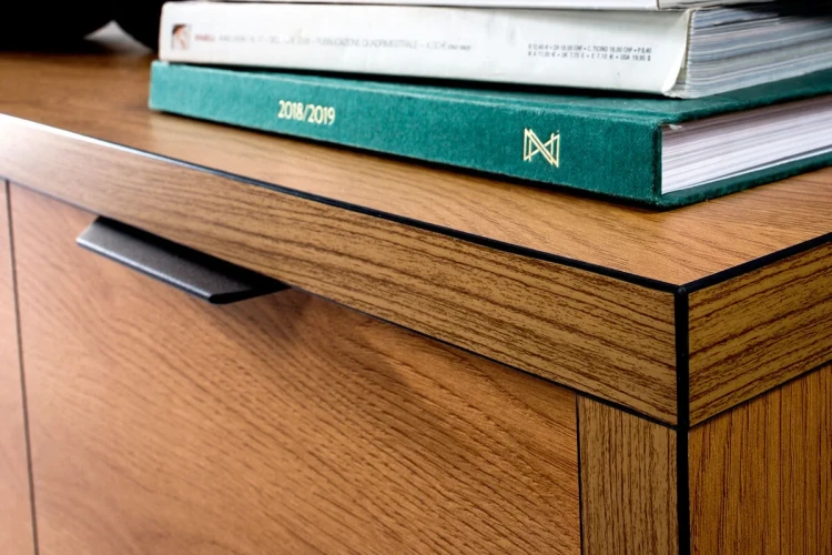 Komoda Fonti F-4 Caramel Oak – obrzeże ABS
