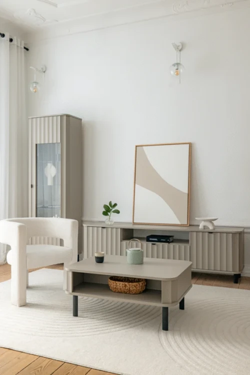 Ława Novado NOVADO-10 Clay Gray – aranżacja salonu