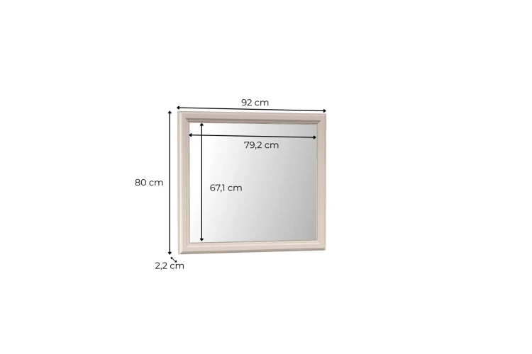 Lustro Windsor W-21 - zdjęcie z wymiarami