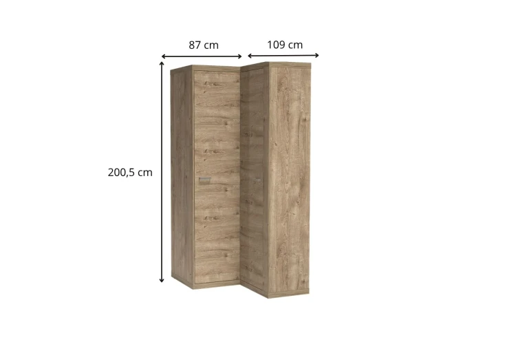 Szafa Natural N14 Ribbeck – zdjęcie z wymiarami