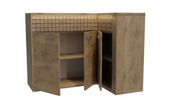 Komoda Natural N15 Ribbeck – otwarte drzwiczki