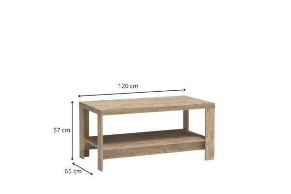 Ława Natural N19 Ribbeck – zdjęcie z wymiarami
