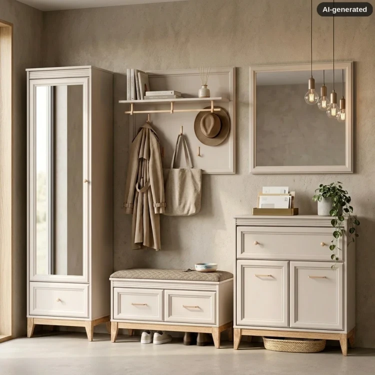 Garderoba Windsor WINDSOR-22 Cashmere - aranżacja