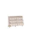 Komoda Windsor WINDSOR-3 Cashmere - widok otwartych szuflad