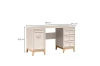 Biurko Windsor W-14 Kaszmir - wymiary