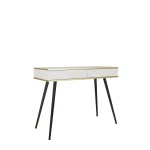 Toaletka Oro T102 MDF Biała Czarne nóżki