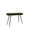 Czarna toaletka Oro T102 MDF konsola 102 cm z czarnymi nogami miniatura