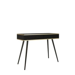 Toaletka Oro T102 MDF Czarna Czarne nóżki