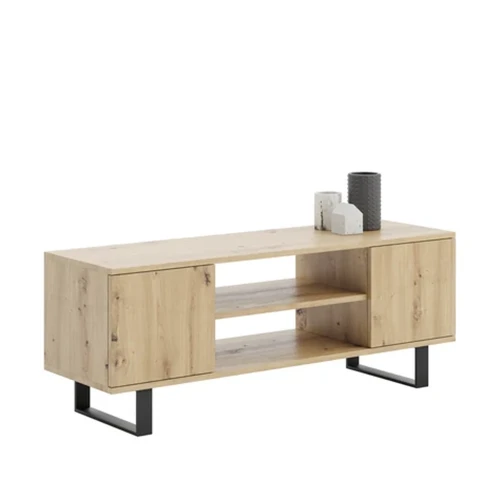 Szafka RTV Focus - Loft Dąb Artisan — 135 cm