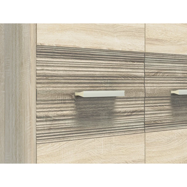 Szafa Castel 01 Sonoma Jasna / MDF Sonoma Trufel