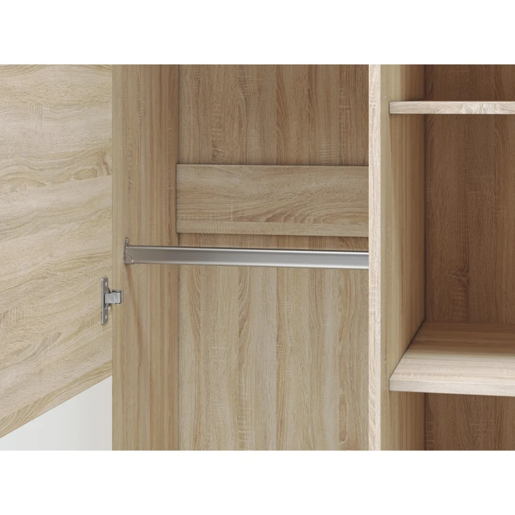 Szafa Castel 01 Sonoma Jasna / MDF Sonoma Trufel