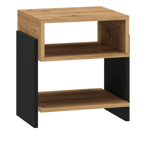 Szafka nocna Tris 01 Dąb Artisan / Czarny