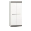 Szafa Blanco 01 Sosna Śnieżna / MDF New Grey