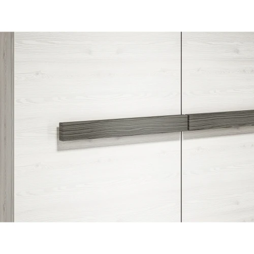 Szafa Blanco 01 Sosna Śnieżna / MDF New Grey