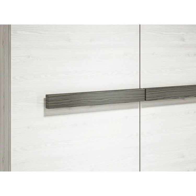 Szafa Blanco 01 Sosna Śnieżna / MDF New Grey
