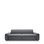 Sofa z funkcją spania i pojemnikiem Bouli Grafitowa