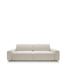 Sofa z funkcją spania i pojemnikiem Bouli Beżowa