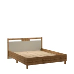 Łóżko ze stelażem 160x200 cm Indygo L160 Beige