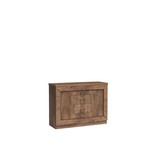 Komoda Tadeusz T-5 Dąb Lefkas – widok frontalny studio