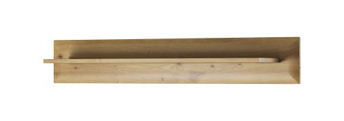 Półka wisząca dąb artisan Nordi P107 widok od frontu, prezentujący teksturę drewna i prostą formę