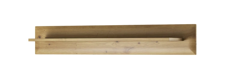 Półka wisząca dąb artisan Nordi P107 widok od frontu, prezentujący teksturę drewna i prostą formę