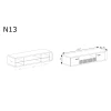 Rysunek techniczny RTV Natural N13 Ribbeck – wymiary