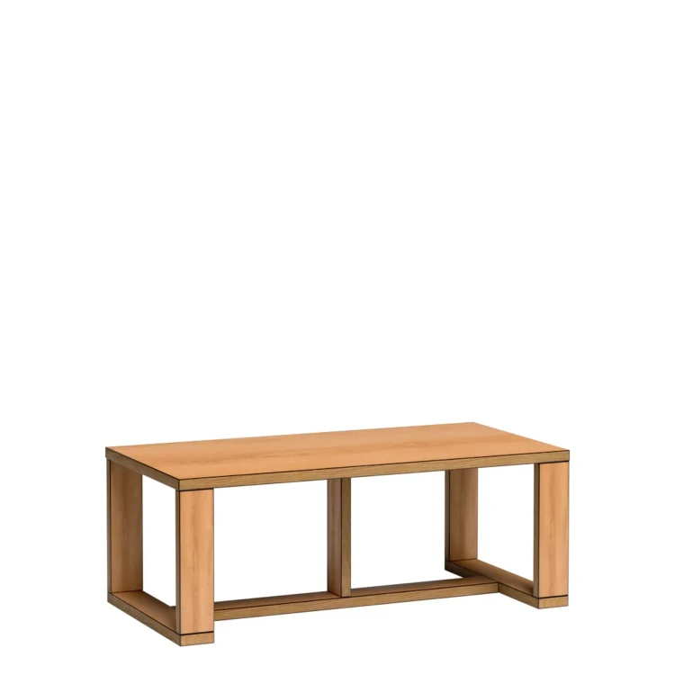 Ława Fonti F-8 Caramel Oak – widok frontalny studio