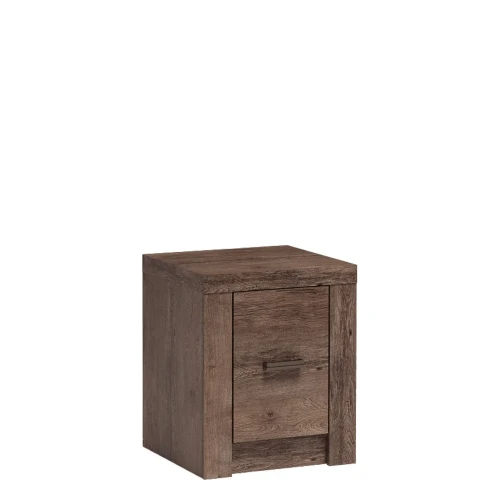 Stolik Nocny Indianapolis I-24 Jesion Ciemny – widok frontalny studio