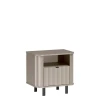 Stolik Nocny Novado NOVADO-7 Clay Gray – widok frontalny studio