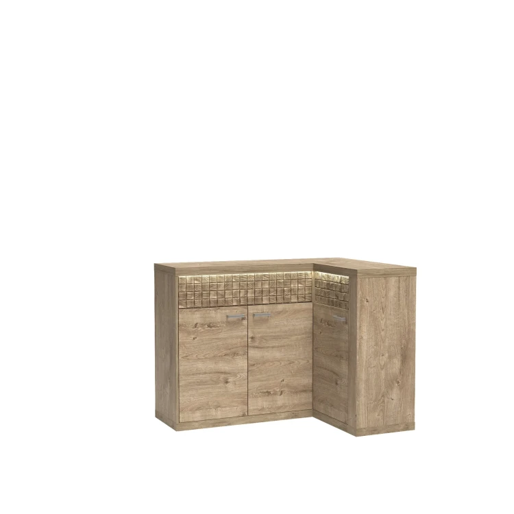 Komoda Natural N15 Ribbeck – efekt oświetlenia LED