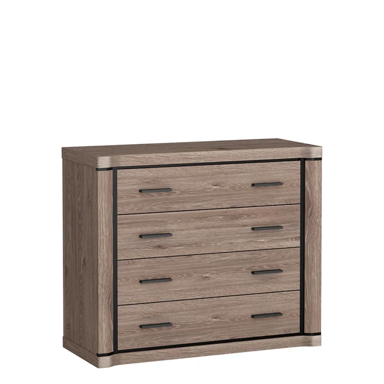 Komoda Dallas D-2 Dąb Truflowy – widok frontalny studio