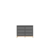 Komoda Terra TA-3 Szary Diament – widok wnętrza – ujęcie 4