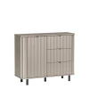 Komoda Novado NOVADO-3 Clay Gray – widok frontalny studio