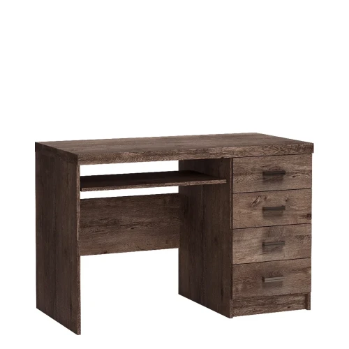 Biurko Indianapolis I-16 Jesion Ciemny – widok frontalny studio