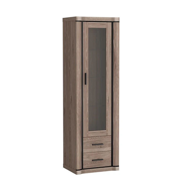 Witryna Dallas D-16 Dąb Truflowy – widok frontalny studio