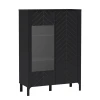Witryna Malumi MM-3 Czarny Painflow – widok frontalny studio