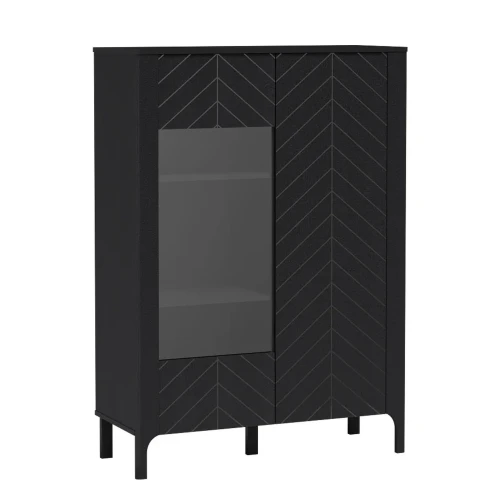 Witryna Malumi MM-3 Czarny Painflow – widok frontalny studio