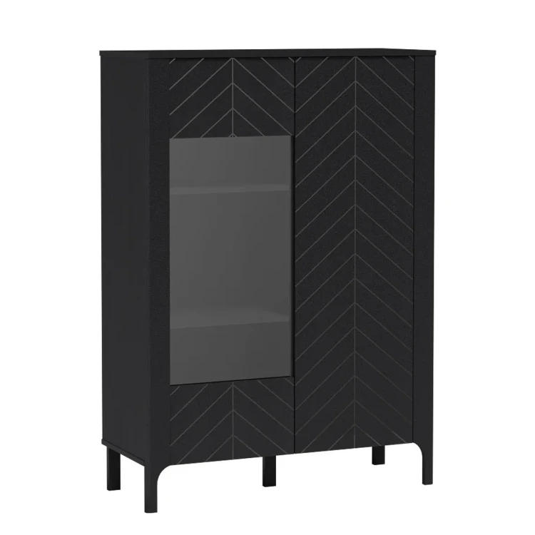 Witryna Malumi MM-3 Czarny Painflow – widok frontalny studio