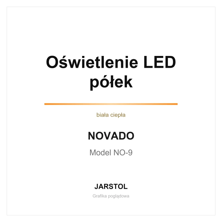 Oświetlenie LED półek - Novado (NO-9)